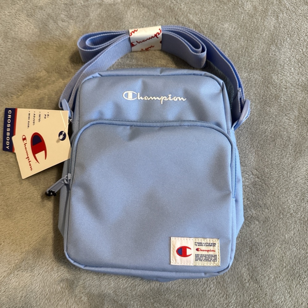 Champion Light Blue Messenger Bag